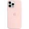 Apple iPhone 14 Plus - MagSafe Silicone Case - Chalk Pink